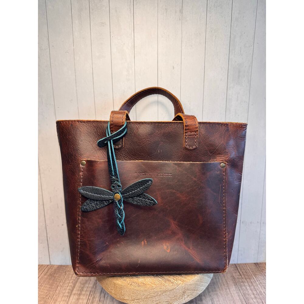 Portland Leather Dragonfly Charm BOREAL FAST SHIP Neutral Purse Charm NEW!